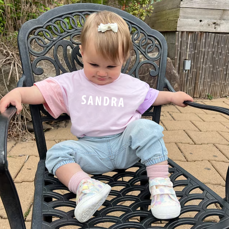 Personalized Baby Casual Cool Shirt Romper| BBCloth57