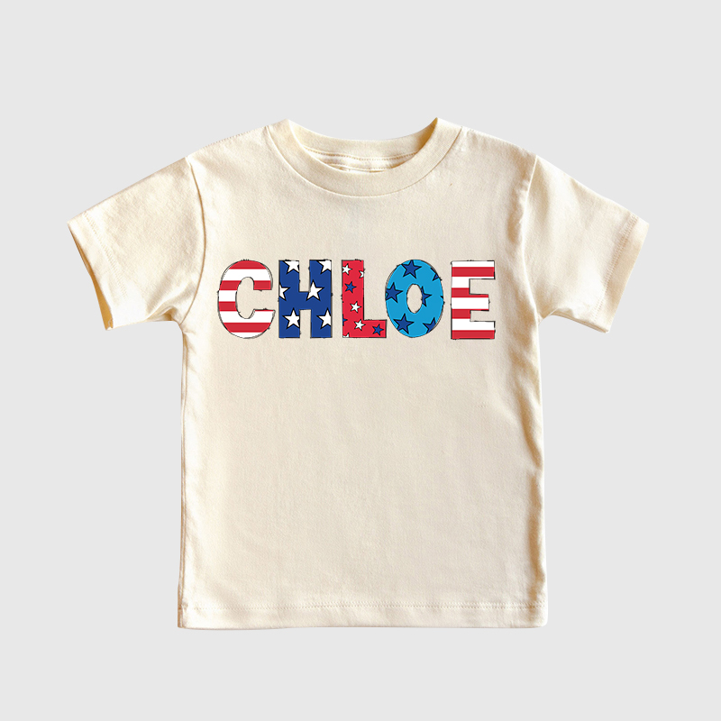 Personalized Kid 4th Of July Independence T-Shirt| Cloth1462