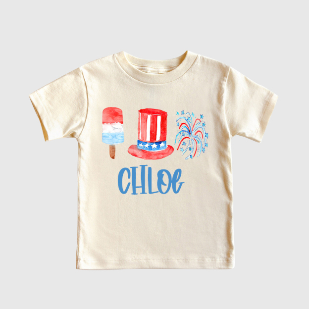 Personalized Kid 4th Of July Independence T-Shirt| Cloth1464