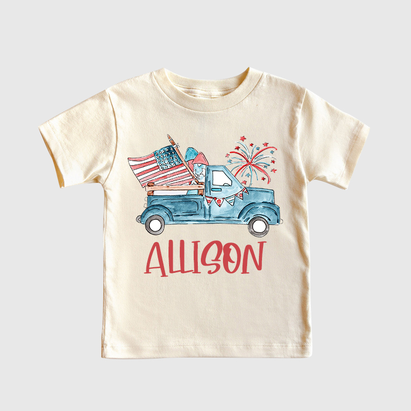 Personalized Kid 4th Of July Independence T-Shirt| Cloth1465