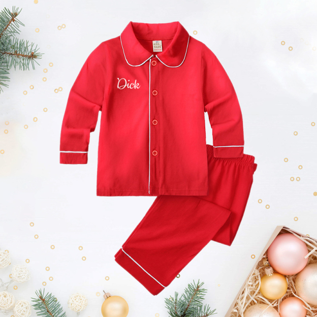Personalized Kids Christmas Pajamas| Cloth47