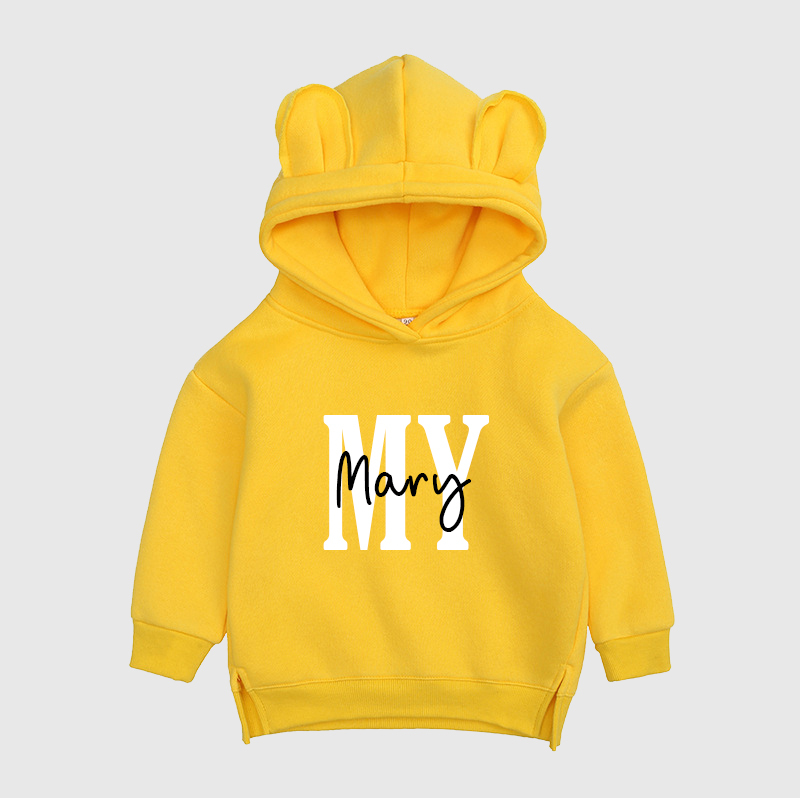 Personalized Kids Unisex Bear Hoodie| Cloth102