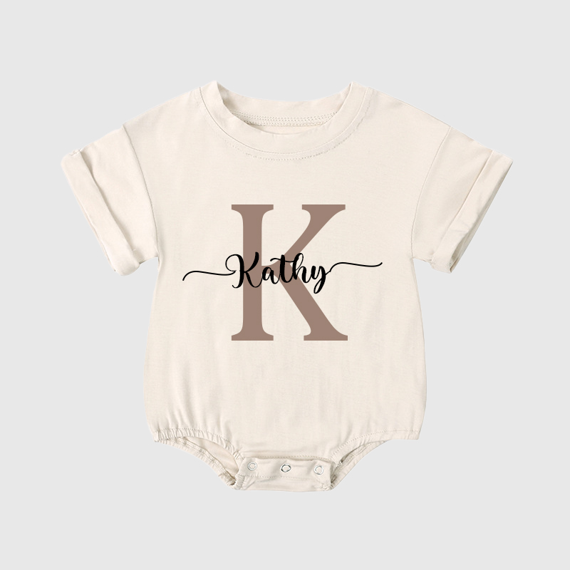Personalized Baby Name Color Bubble Romper| BBCloth43