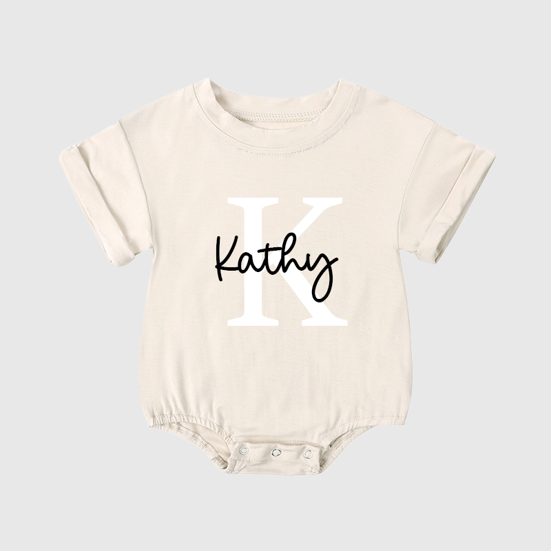 Personalized Baby Name Color Bubble Romper| BBCloth44