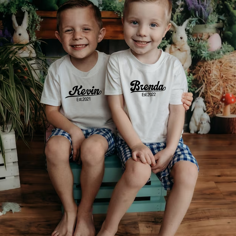 Personalised Daddy and Baby Matching T-shirt| | Match01