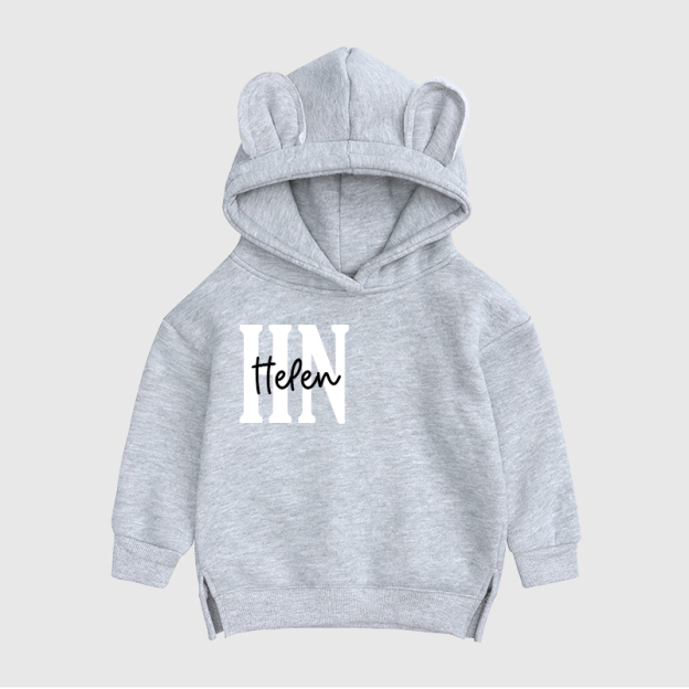 Personalized Kids Unisex Bear Hoodie| Cloth100