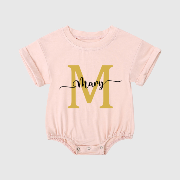 Personalized Baby Name Color Bubble Romper| BBCloth43