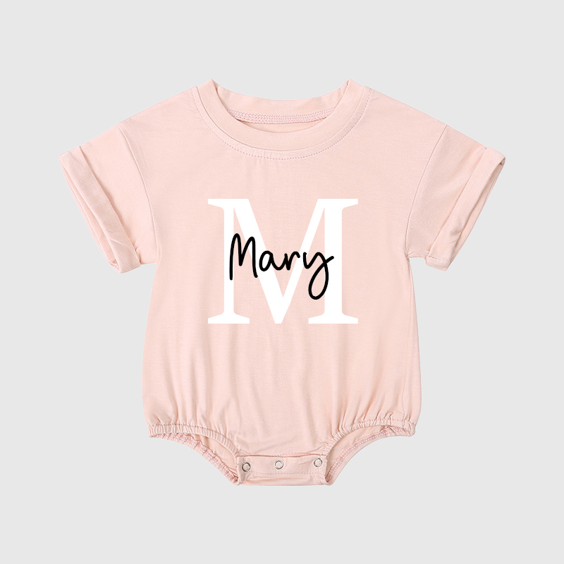 Personalized Baby Name Color Bubble Romper| BBCloth44