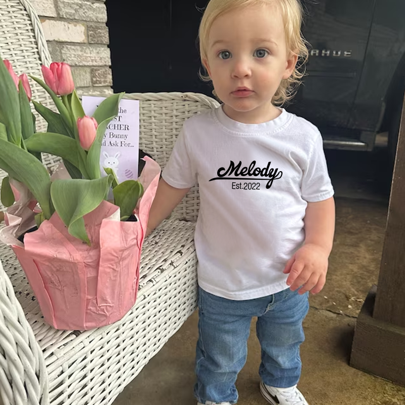 Personalised Daddy and Baby Matching T-shirt| | Match01