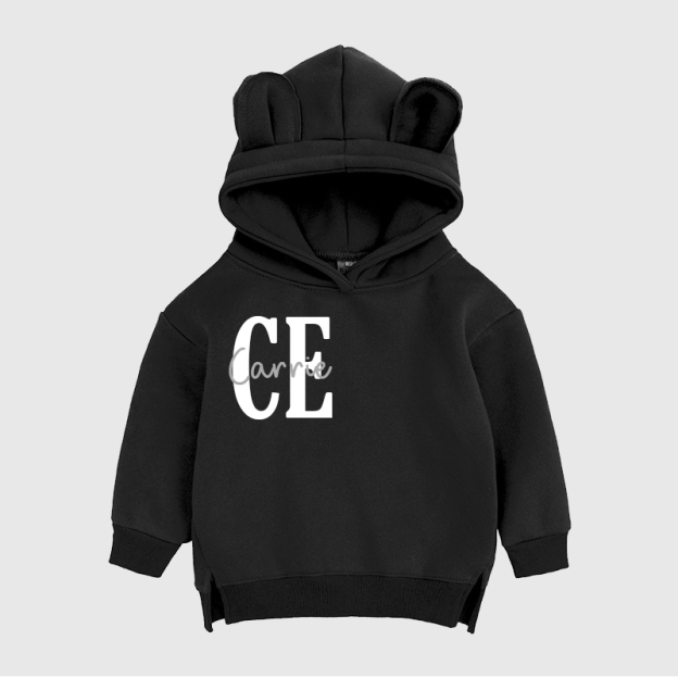Personalized Kids Unisex Bear Hoodie| Cloth100