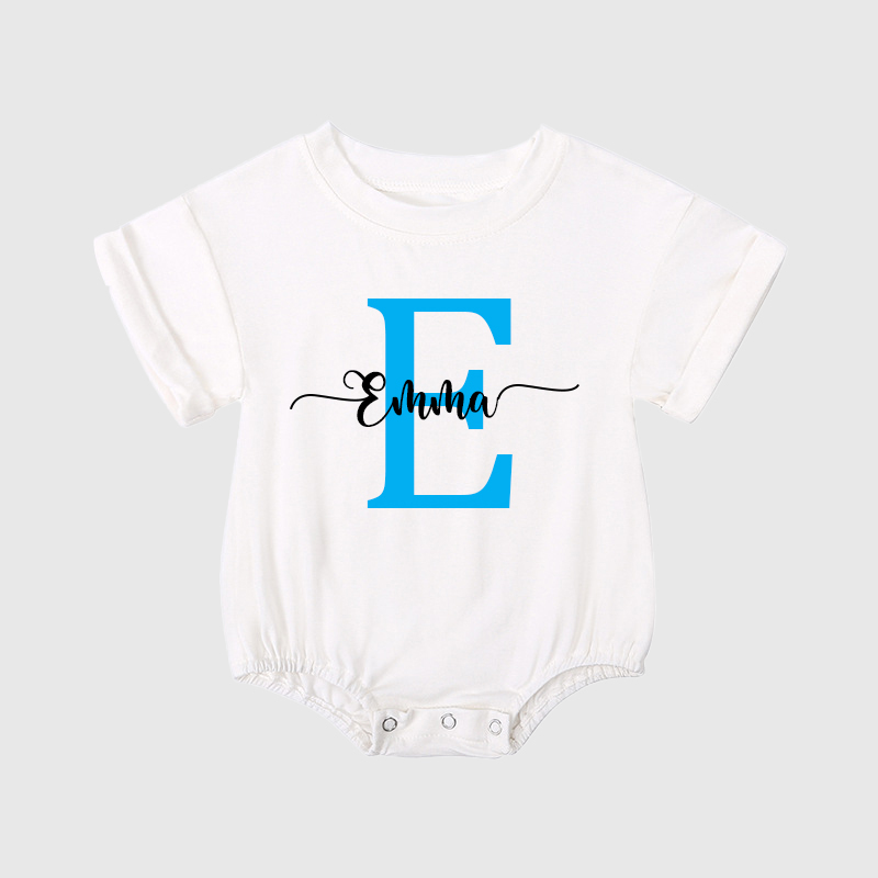 Personalized Baby Name Color Bubble Romper| BBCloth43
