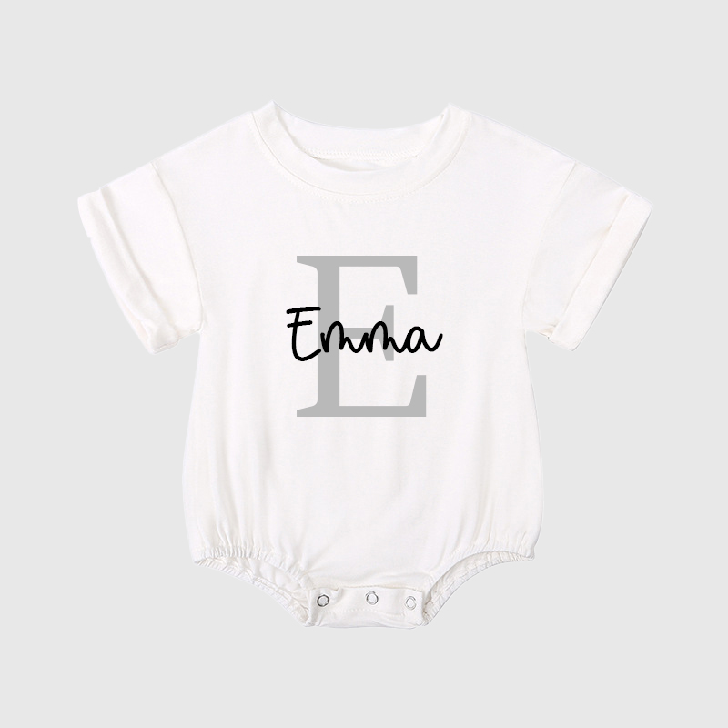 Personalized Baby Name Color Bubble Romper| BBCloth44