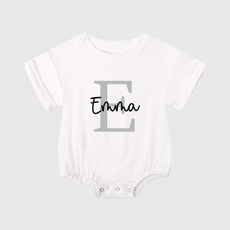 Personalized Baby Name Color Bubble Romper| BBCloth44