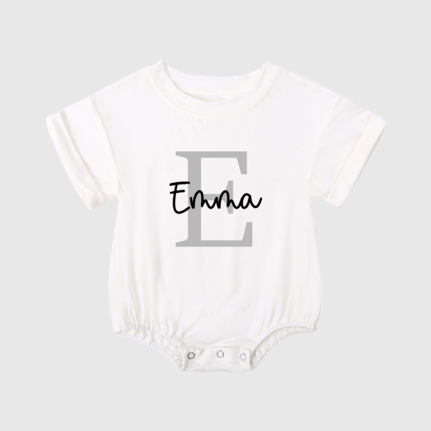 Personalized Baby Name Color Bubble Romper| BBCloth44