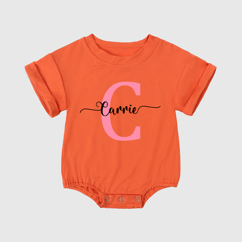 Personalized Baby Name Color Bubble Romper| BBCloth43