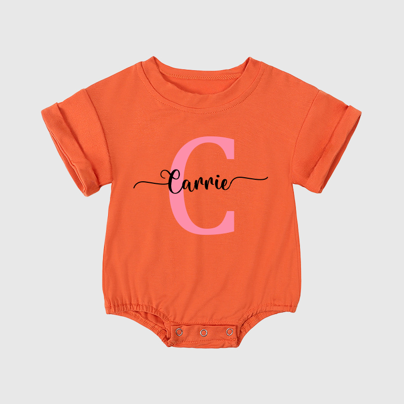 Personalized Baby Name Color Bubble Romper| BBCloth43