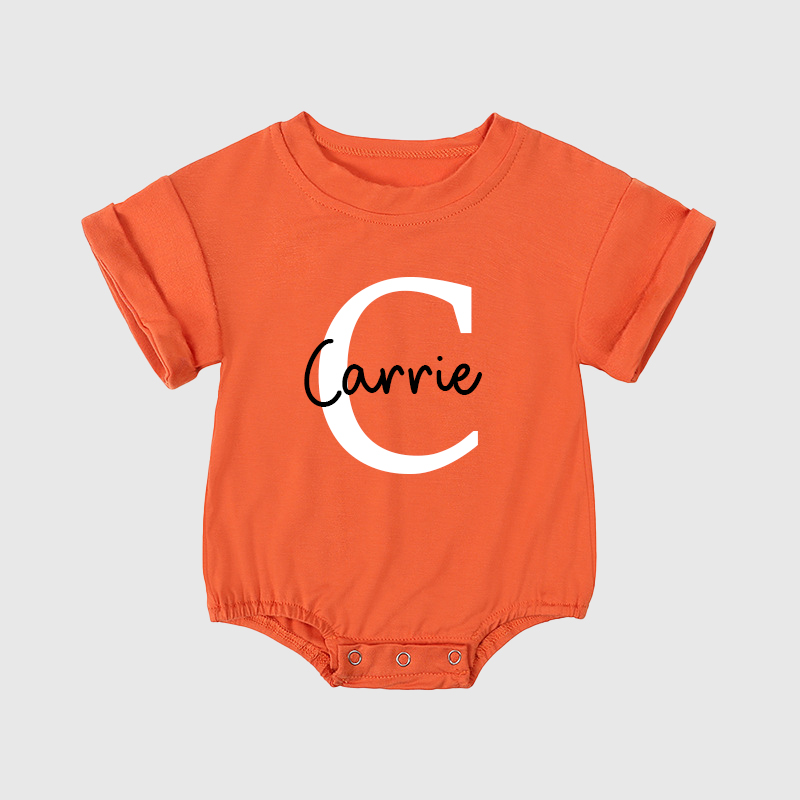 Personalized Baby Name Color Bubble Romper| BBCloth44