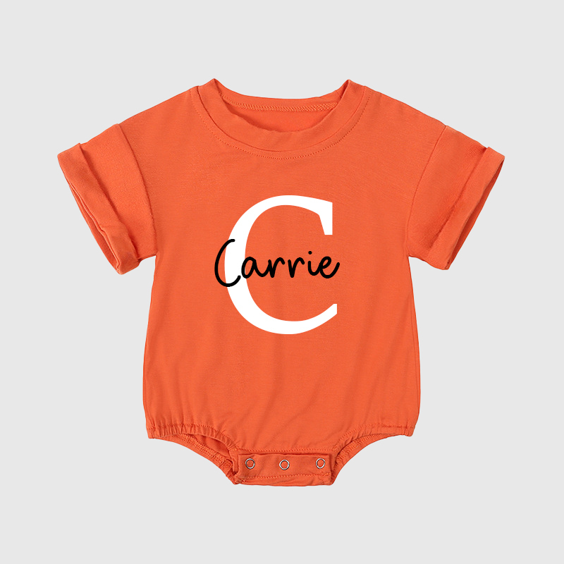 Personalized Baby Name Color Bubble Romper| BBCloth44