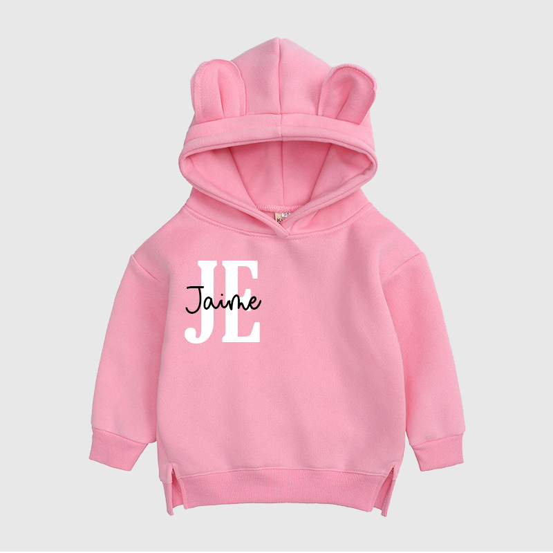 Personalized Kids Unisex Bear Hoodie| Cloth100