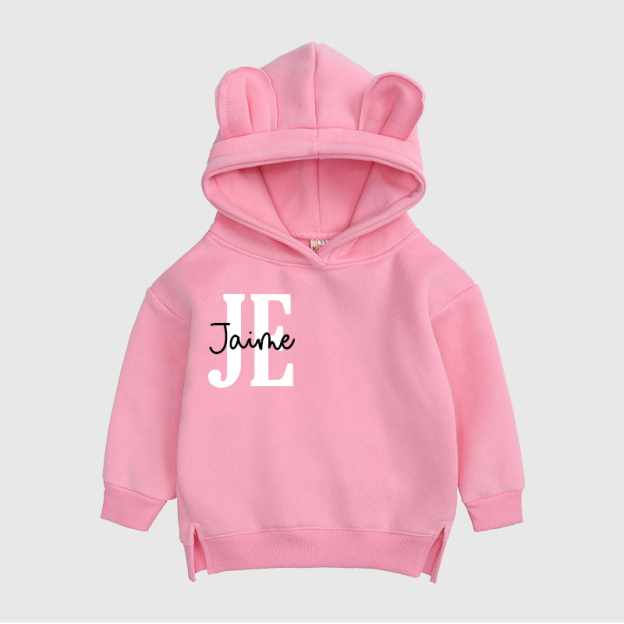 Personalized Kids Unisex Bear Hoodie| Cloth100
