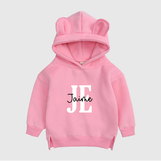 Personalized Kids Unisex Bear Hoodie| Cloth102