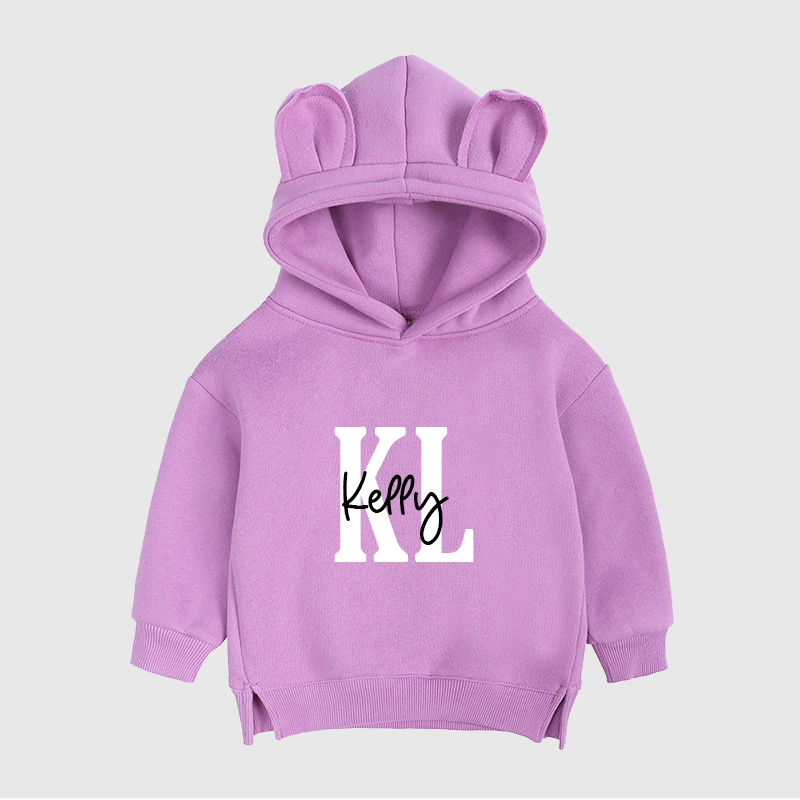 Personalized Kids Unisex Bear Hoodie| Cloth102