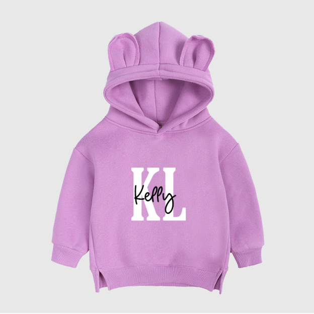 Personalized Kids Unisex Bear Hoodie| Cloth102