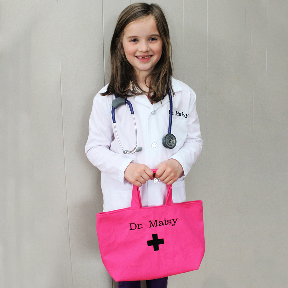 Personalized Kids Embroidery Costume Doctor Coat | YESHalloween03