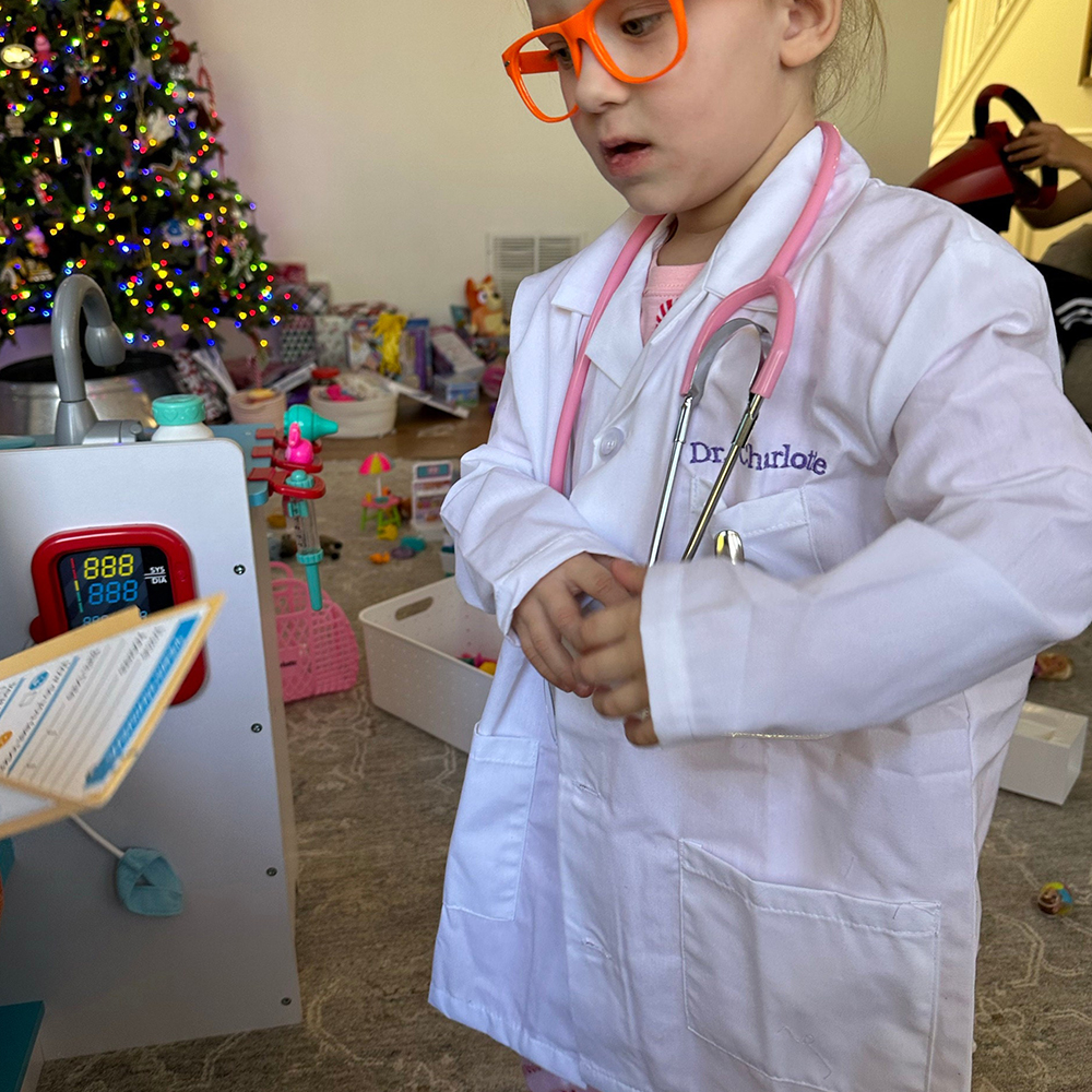 Personalized Kids Embroidery Costume Doctor Coat | YESHalloween03