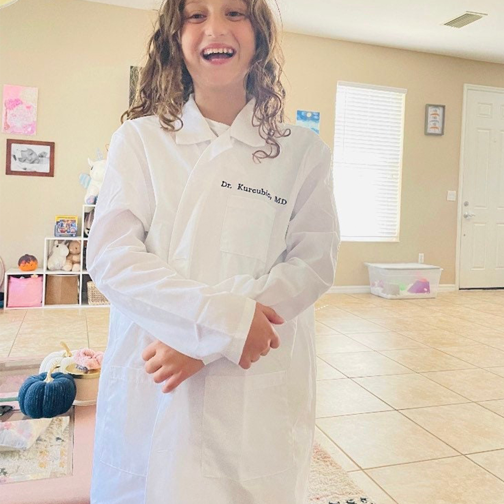 Personalized Kids Embroidery Costume Doctor Coat | YESHalloween03