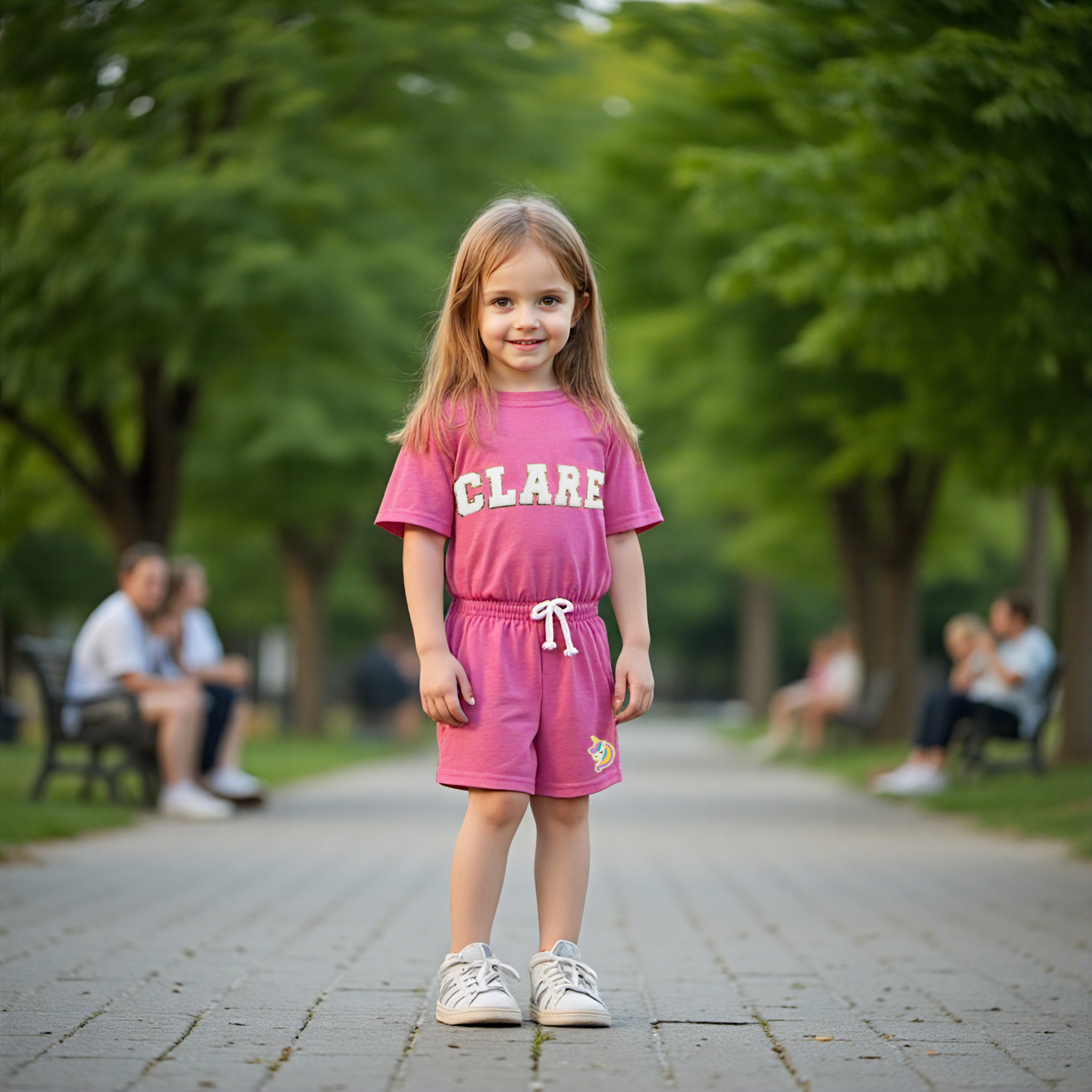 Personalized Kid Summer Hand Patch Toddler Set |Cloth218