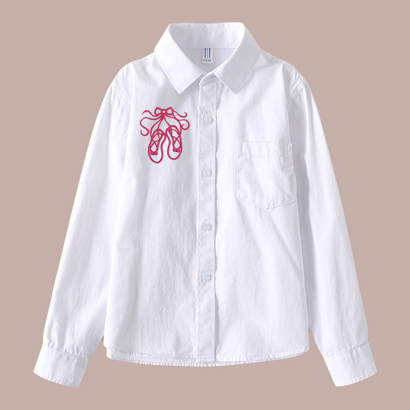 Personalized Girls Embroidered Dance Cover Up Shirt| Cloth138