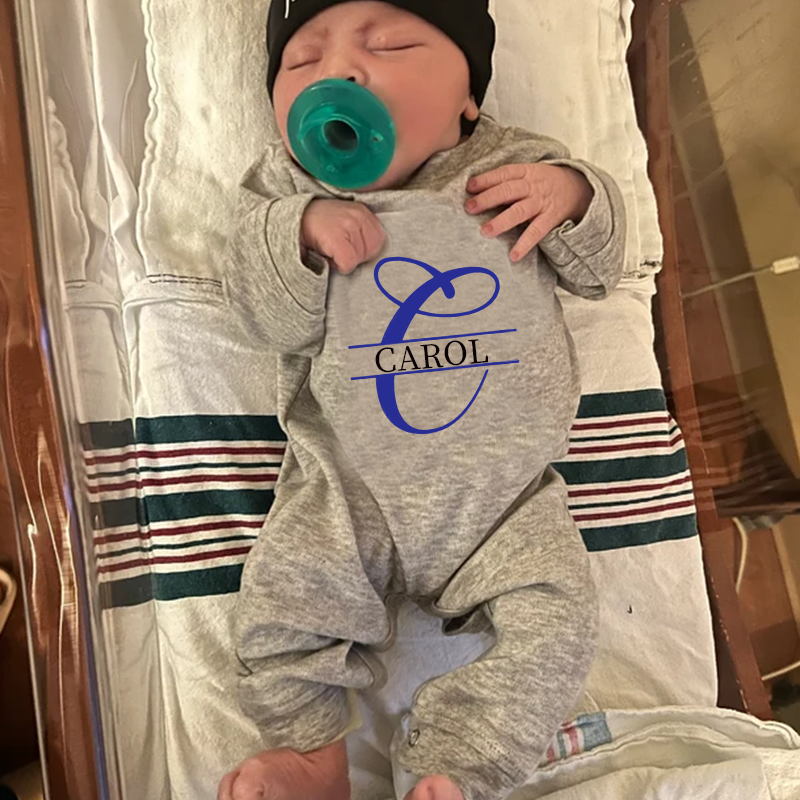 Personalized Baby Split Monogram Alphabet Going Home Sets| BBCloth52