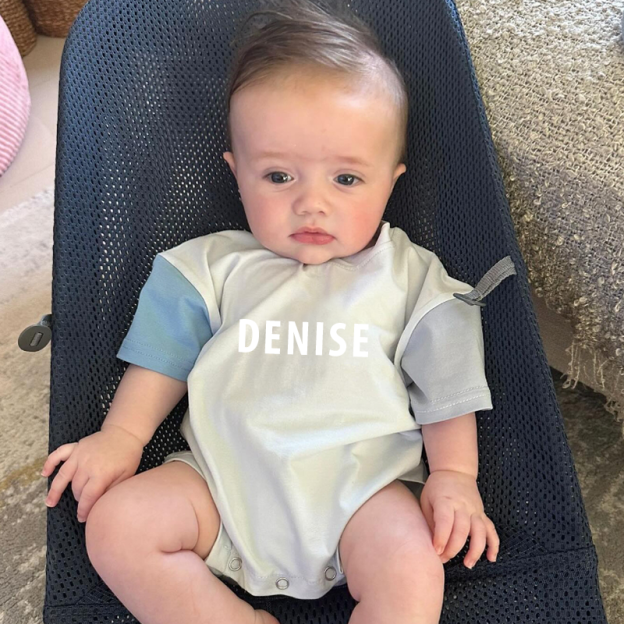 Personalized Baby Casual Cool Shirt Romper| BBCloth57