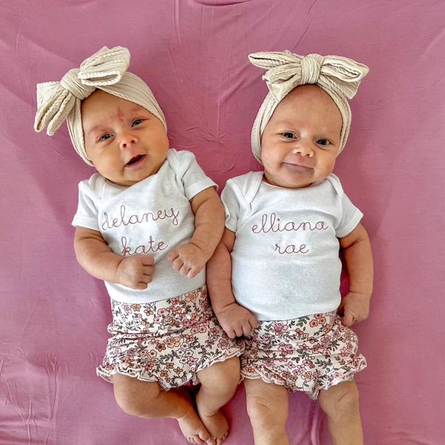 Personalized Embroidered Baby Onesie| BBCloth62