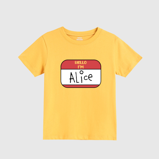 Personalized Kids Alphabet School T-Shirt| Cloth170