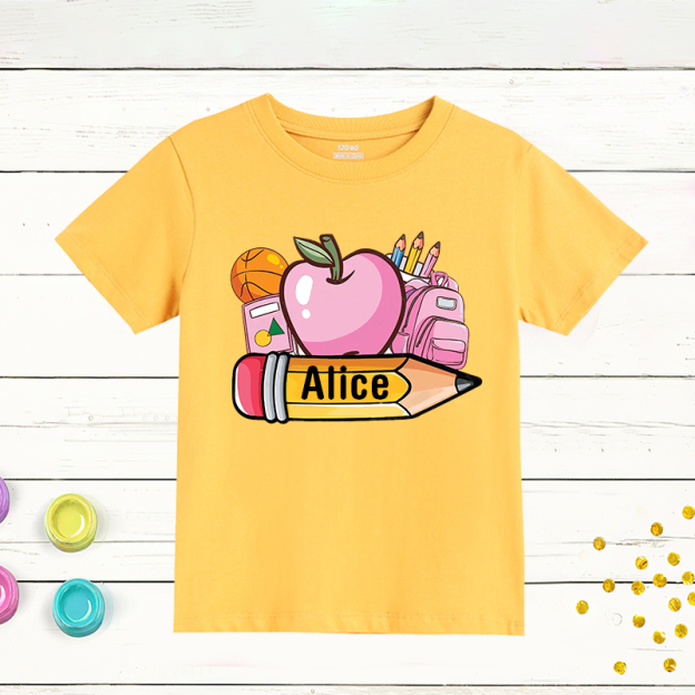 Personalized Kids Back To Schoo T-Shirt| Cloth176