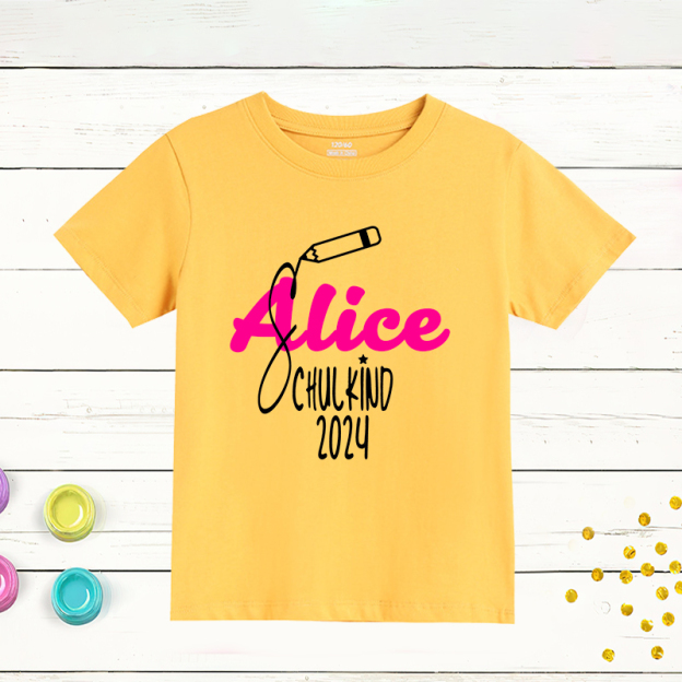 Personalized Kids 2024 Starting School  T-Shirt| Cloth184