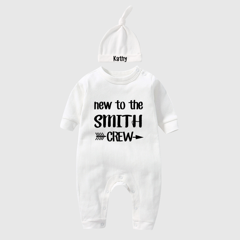 Personalized Baby With Hat Cozy Going Home Sets| BBCloth67