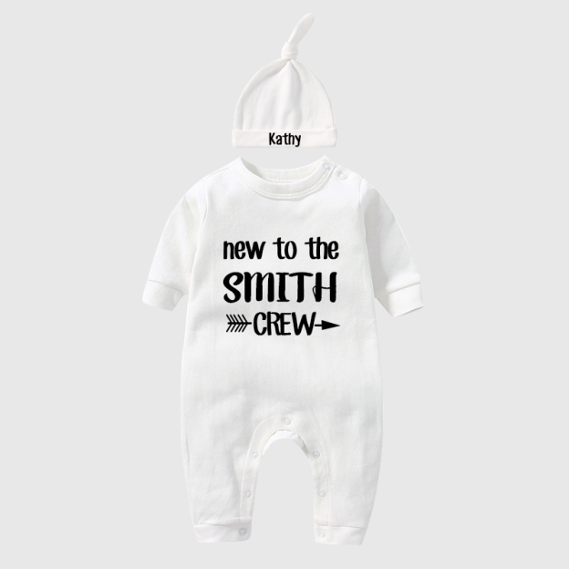 Personalized Baby With Hat Cozy Going Home Sets| BBCloth67