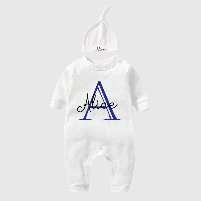 Personalized Baby With Hat Cozy Going Home Sets| BBCloth67