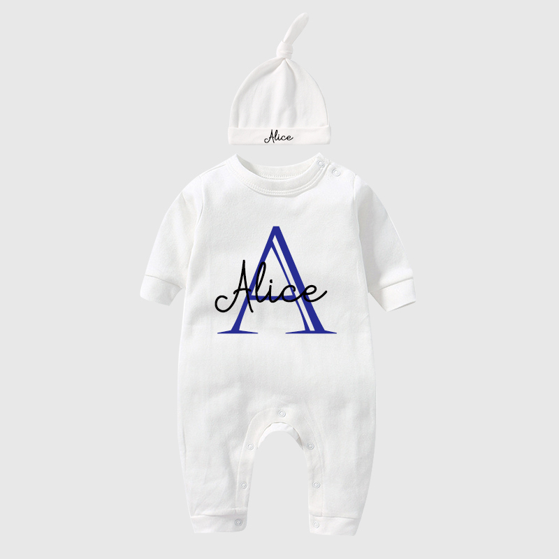 Personalized Baby With Hat Cozy Going Home Sets| BBCloth67