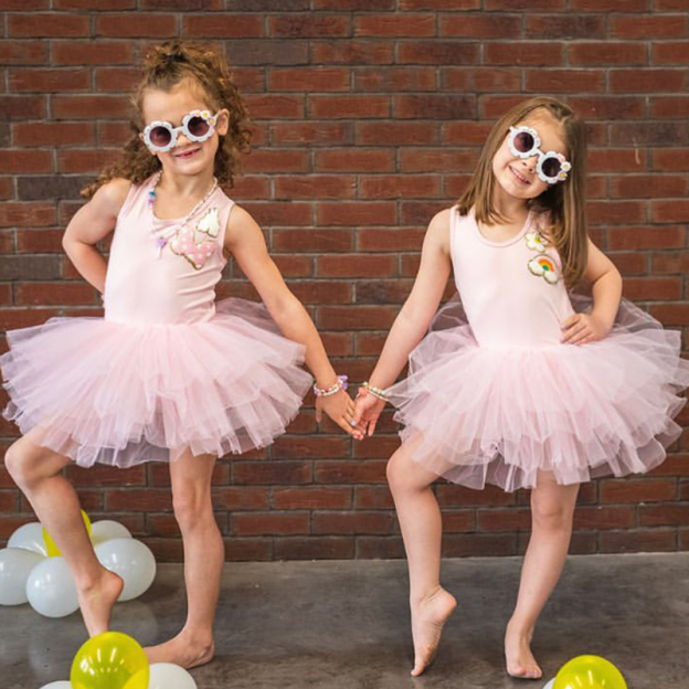 Personalized Girls Patch Dance TuTu Dress| Dress05