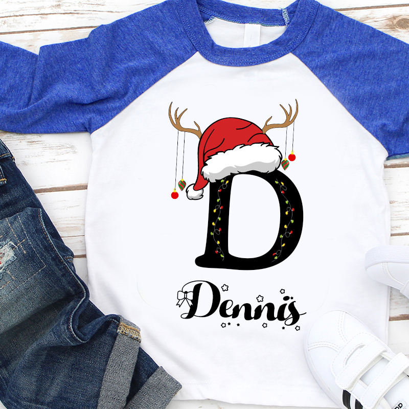 Personalized Kids Christmas Shirt| Cloth12419
