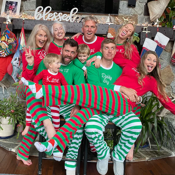 Personalized Kids Christmas Pajamas Set| Cloth24