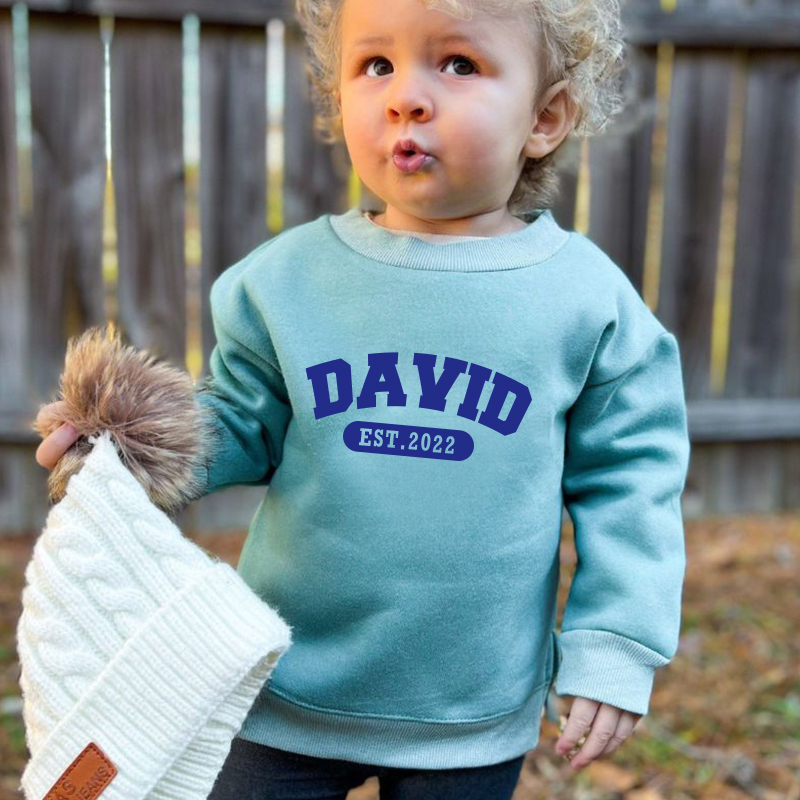 Personalized Kids Name Sweatshirt| Cloth1501