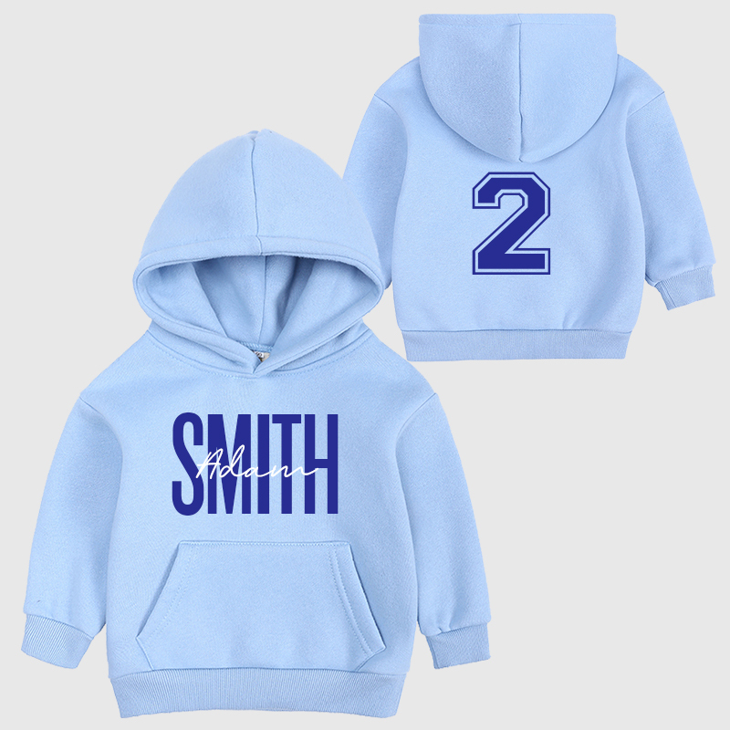 Personalized Kids Name Soccer Cozy Hoodie| Cloth11603