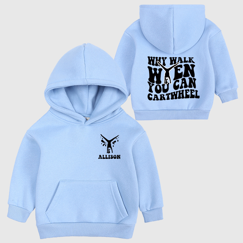 Personalized Kids Gymnastics Cozy Hoodie| Cloth11605