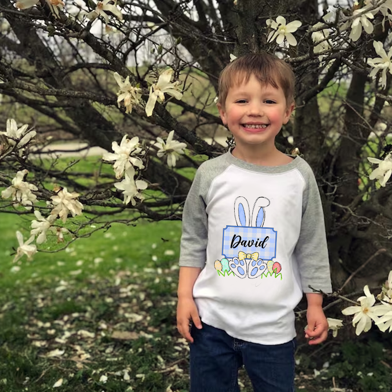 Personalized Kids Easter Long Sleeves Shirt| Cloth12422