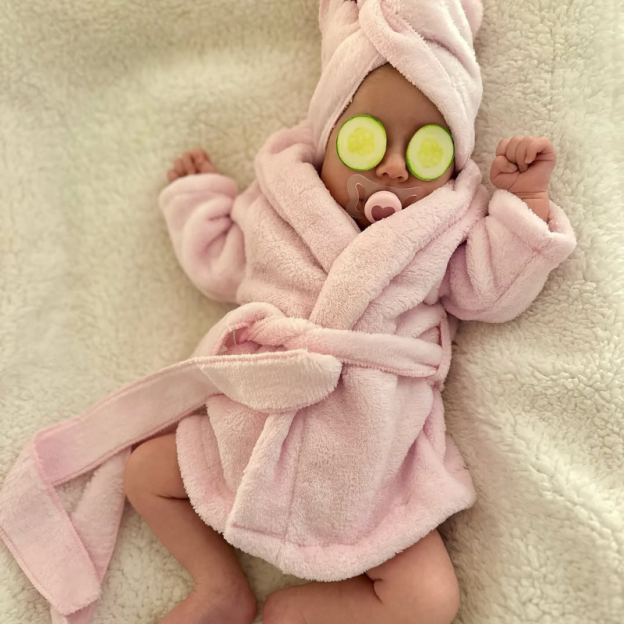 Personalized New Baby Cozy Shower Robe| BBcloth83